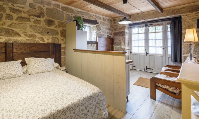 A Caniza Apartamento | Apartamento 'A Vilamide' con vistas a la montaña