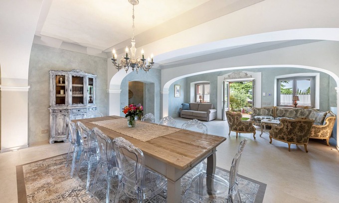 Soiano del Lago Apartamento | Apartamento 'Abaye I Champagne - Charm' con piscina compartida, Wi-Fi y aire acondicionado