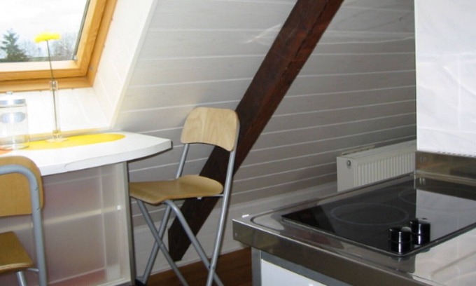 Niehl Apartamento | Apartamento sobre los tejados de Colonia 1 - 4 personas