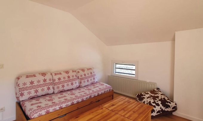 Aime Apartamento | Apartamento 'Appartement Aime La Plagne' con vistas a la montaña, balcón y Wi-Fi