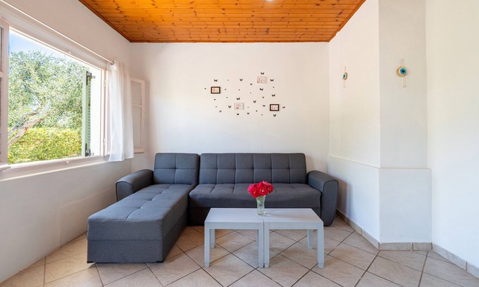 Roda Apartamento | Apartamento 'Alexandros Two Bedroom 3' con piscina compartida, Wi-Fi y aire acondicionado