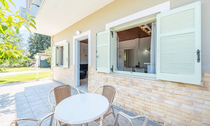 Roda Apartamento | Apartamento 'Alexandros Two Bedroom 4' con piscina compartida, Wi-Fi y aire acondicionado