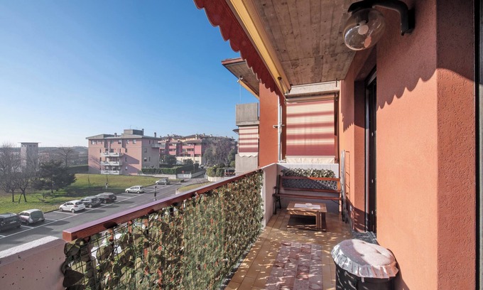 Seriate Apartamento | Apartamento 'Alle Porte Di Bergamo' con balcón y Wi-Fi