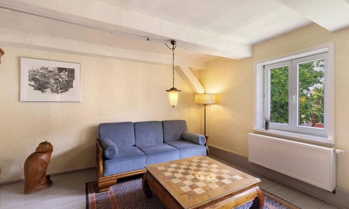 Huttenrode Apartamento | Apartamento 'Altes Pfarrhaus - Durchblick' con jardín privado y Wi-Fi