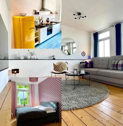 Ruhrort Apartamento | Apartment "Am Rheinorange" LOFTSTYLE, 75 Zoll TV, Netflix & Prime, Boxspringbett