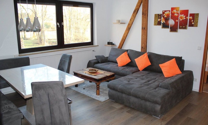 Georgensgmuend Apartamento | Apartamento 'Am Wehr' con terraza privada y Wi-Fi