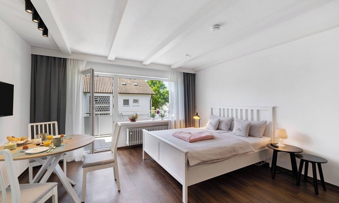 Langenargen Apartamento | Apartamento 'Andrea' con balcón y Wi-Fi