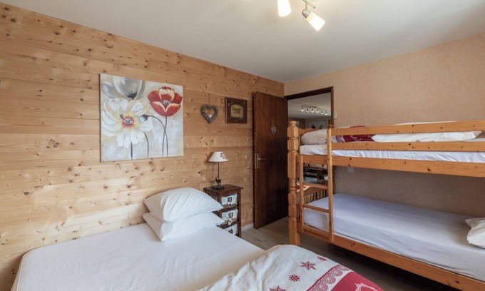 Hauteluce Apartamento | Apartamento 'Apartamento 6 Pers' con vistas a la montaña