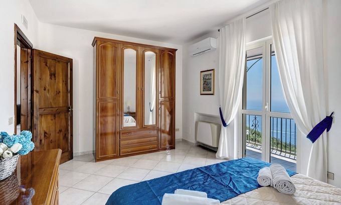 Nerano Apartamento | Apartamento 'Appartamento Capri' con vistas al mar, Wi-Fi y aire acondicionado