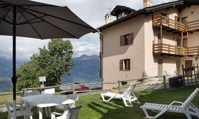 Gressan Apartamento | Apartamento 'Appartamento Pila Vacanze' con vistas a la montaña, jardín compartido y Wi-Fi