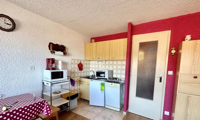 Habere-Poche Apartamento | Apartamento 'Appartement Sous Berthet - 4 Pers' con vistas a la montaña, balcón y Wi-Fi