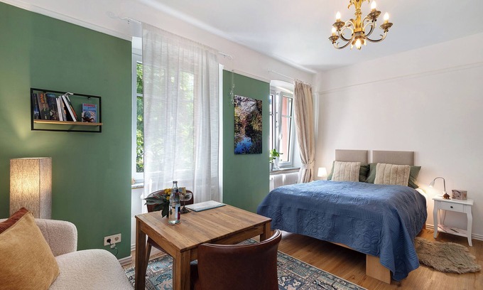 Unzhurst Apartamento | Apartamento 'Appartement In Historischem Haus' con terraza privada, jardín privado y Wi-Fi