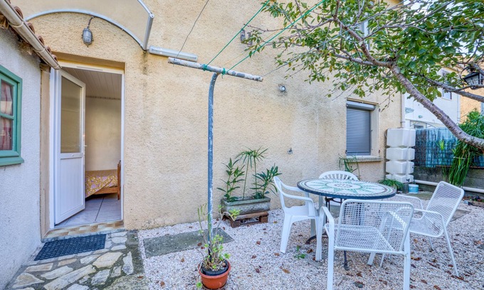 Beziers Apartamento | Apartamento 'Appartement Equipé, 2 Pièces' con terraza privada, Wi-Fi y aire acondicionado