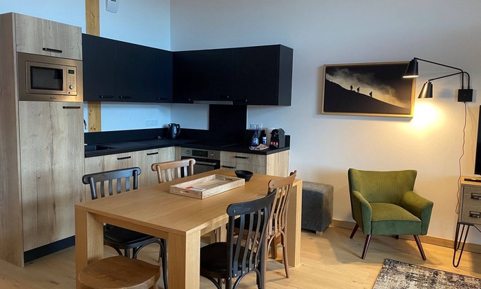 Hauteluce Apartamento | Apartment at the entrance to Les Saisies with views of Mont Blanc and the Beaufortain massif