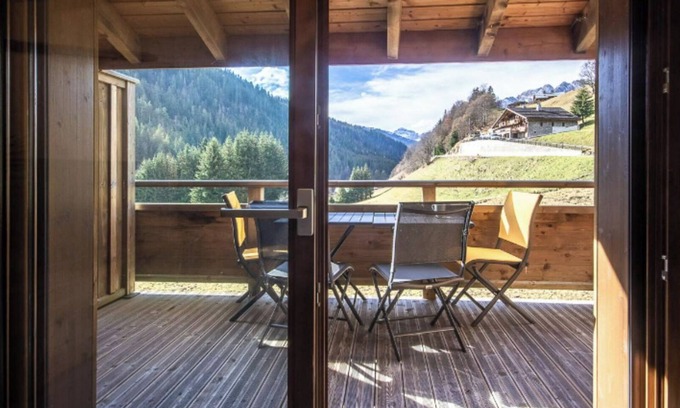 La Giettaz Chalet De Esquí | Apartment at the foot of the slopes
