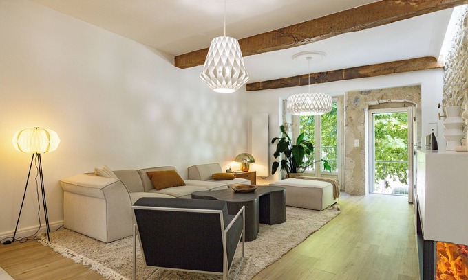 Pont-en-Royans Apartamento | Apartamento 'Aux Portes Du Vercors' con balcón y Wi-Fi