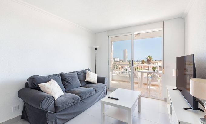 Puerto de Mazarrón Apartamento | Apartment 'Bahía Mar' with Sea View, Private Terrace and Wi-Fi