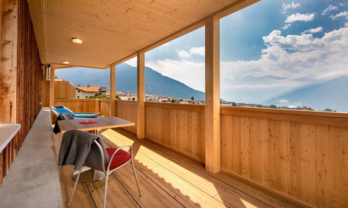 Burgusio Apartamento | Apartamento 'Bergfreiheit 1' con vistas a la montaña, terraza compartida y Wi-Fi