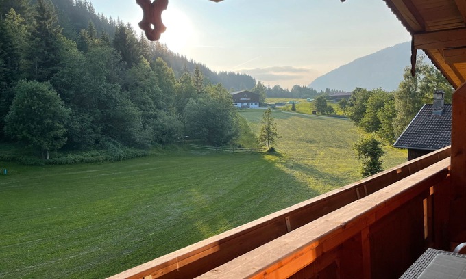 Sonnenberg Apartamento | Apartamento 'Bergglück Wildschönau' con vistas a la montaña, balcón y wifi