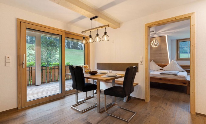 Wolfach - Saint Roman Apartamento | Apartamento 'Bergluft' con vistas a la montaña, jardín compartido y Wi-Fi