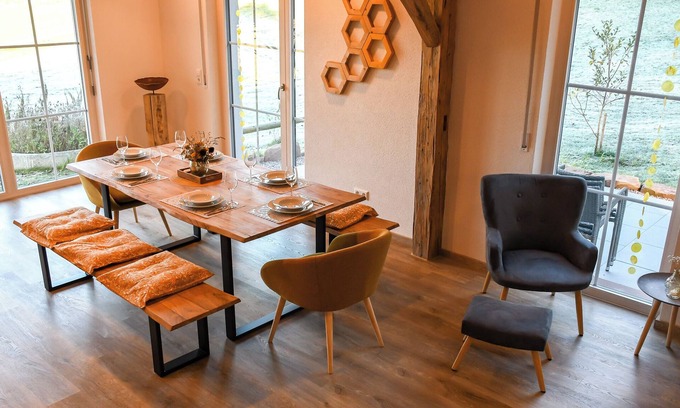 Lauterbach Apartamento | Apartamento 'Bienenstock' con terraza compartida, jardín compartido y Wi-Fi