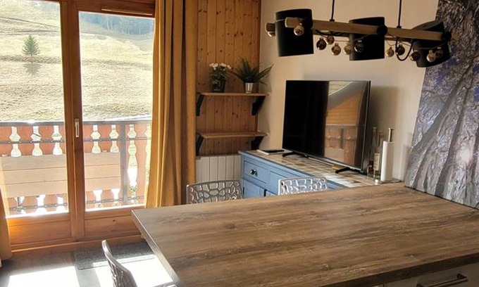 Station de Drouzin le Mont Apartamento | Apartamento Le Biot, 1 dormitorio, 4 personas