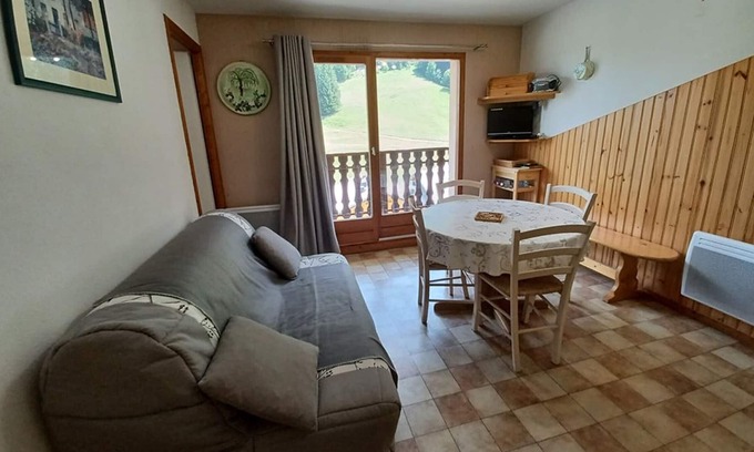 Station de Drouzin le Mont Apartamento | Apartamento Le Biot, 1 dormitorio, 6 personas