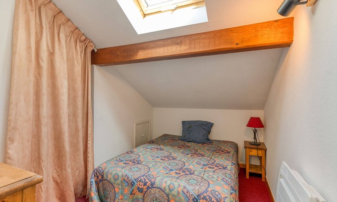 Le Bourg-d'Oisans Apartamento | Apartamento 'Bouquetin' con vistas a la montaña, jardín compartido y Wi-Fi