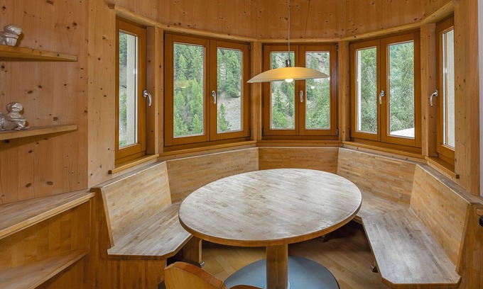 Madonna di Senales Apartamento | Apartamento 'Brugghof Brugg' con vistas a la montaña, balcón y Wi-Fi