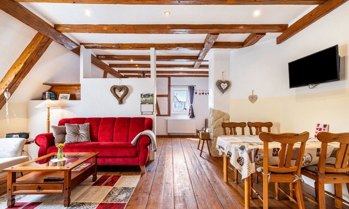 Rosenfeld Apartamento | Apartamento 'Burgzimmer' con jardín compartido y Wi-Fi