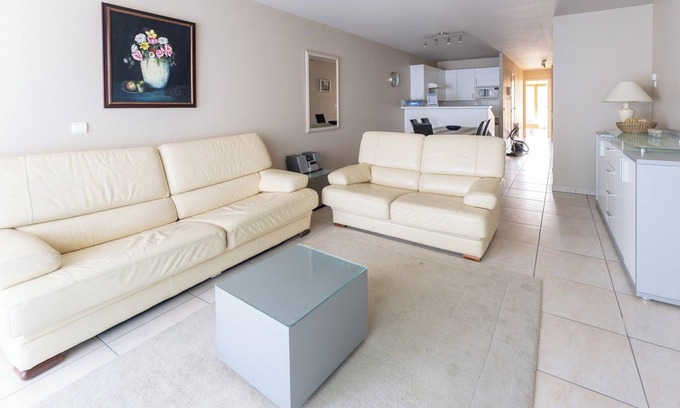 Oostduinkerke-Bad Apartamento | Apartamento en la costa belga con terraza soleada