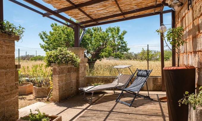 Vitigliano Apartamento | Apartamento 'C H Terra' con Terraza Privada, Wi-Fi y Aire Acondicionado