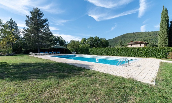 Chiusi della Verna Otro | Apartamento Casale Falco Grande con piscina, jardín, terraza y Wi-Fi