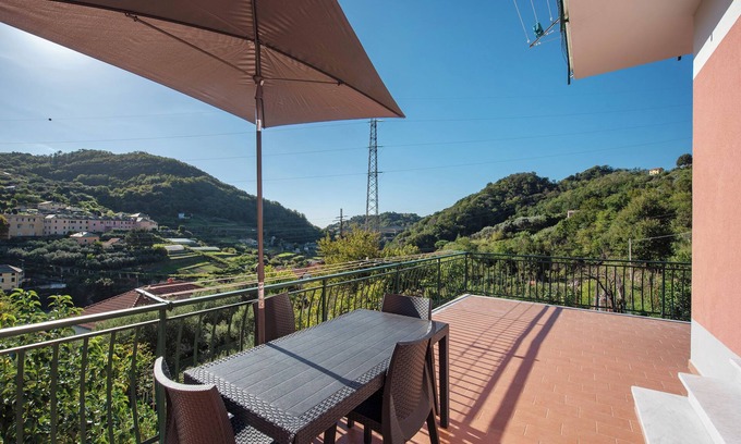 Voltri Apartamento | Apartamento 'Cà Teodoi' con vistas al mar, Wi-Fi y aire acondicionado