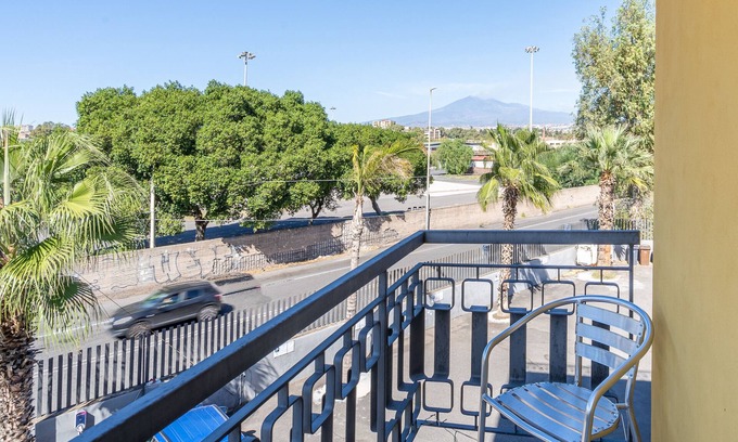 Contrada Pantano d'Arci Apartamento | Apartamento 'Camera 201 Con Balcone - Terrazza' con vistas a la montaña, Wi-Fi y aire acondicionado