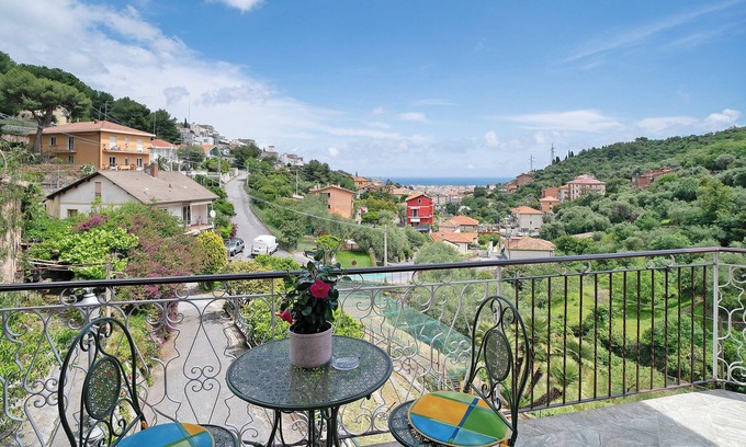 Alassio Apartamento | Apartamento 'Casa Betty' con vistas al mar, Wi-Fi y aire acondicionado