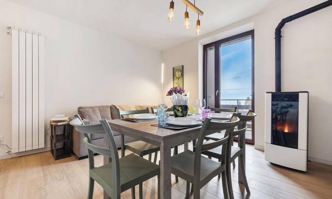 San Zeno di Montagna Apartamento | Apartamento 'Casa Mia' con vistas a la montaña, jardín privado y Wi-Fi