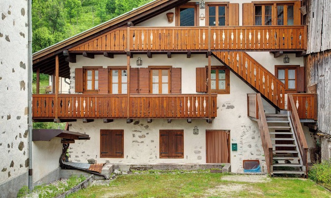 Vodo Cadore Apartamento | Apartamento 'Casa San Giovanni 2 A Vinigo' con vistas a la montaña, balcón y Wi-Fi