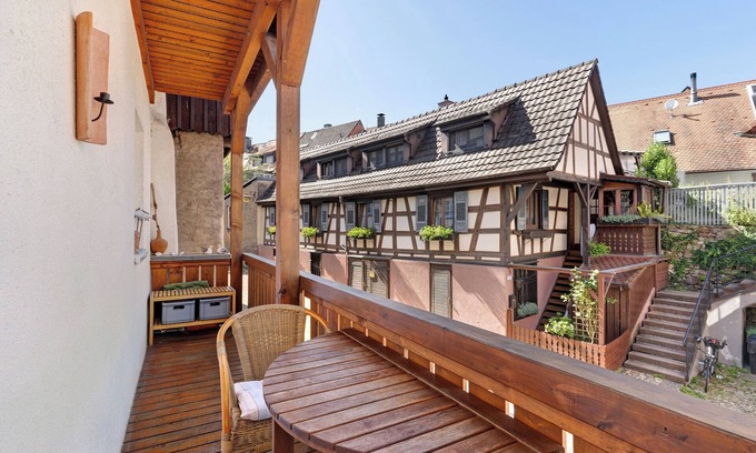 Gengenbach Apartamento | Apartamento 'Casa Stadtblick' con balcón y Wi-Fi