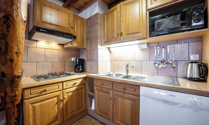 Bonneval-sur-Arc Apartamento | Apartamento 'Chamois' con vistas a la montaña, balcón y Wi-Fi