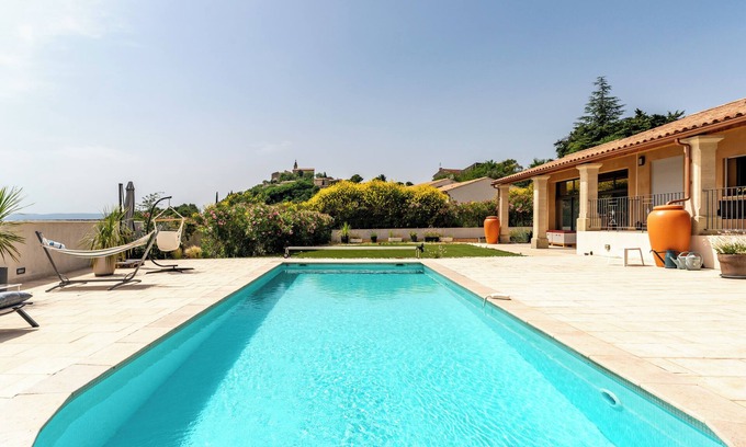 Crillon-le-Brave Apartamento | Apartamento 'Chambre Jasmin' con vistas a la montaña, Wi-Fi y aire acondicionado