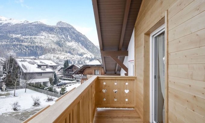 Moena Apartamento | Apartamento "Ciasa Christina - Ático" con Wi-Fi, balcón y vistas a la montaña