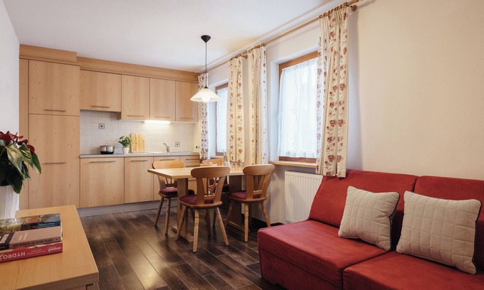Badia Apartamento | Apartamento 'Ciasa Willy Sas La Crusc' con vistas a la montaña, jardín compartido y Wi-Fi