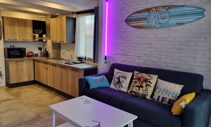 Gujan-Mestras Apartamento | Apartamento-Confortable-Baño con bañera-Terraza-Meublée de tourisme