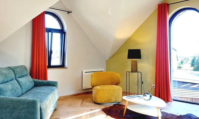 Belmesnil Apartamento | Apartamento-Confortable-Baño privado con bañera-Vista al campo