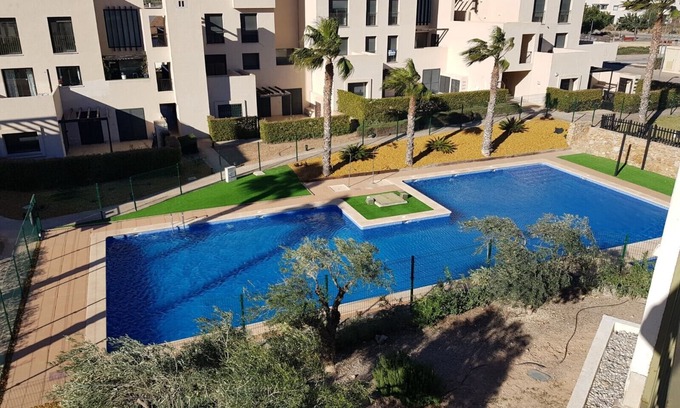 Corvera Apartamento | Apartamento Corvera Golf con vistas a la montaña, piscina compartida y Wi-Fi
