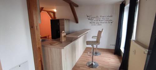 Cottbus Apartamento | Apartment Cottbus City mit Blick über die Dächer - für Treppensteiger