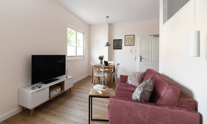 Heppenheim Apartamento | Apartamento 'Das Schiefe Haus Whg Starkenburg' con Wi-Fi
