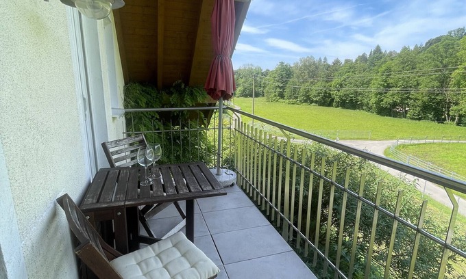 Sulzbach an der Murr Apartamento | Apartamento 'Ferienwohnung 1' con balcón y Wi-Fi