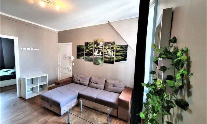 Laon Sud Apartamento | Apartamento diseñado por el arquitecto. Cerca de la estación de tren y centro de Reims